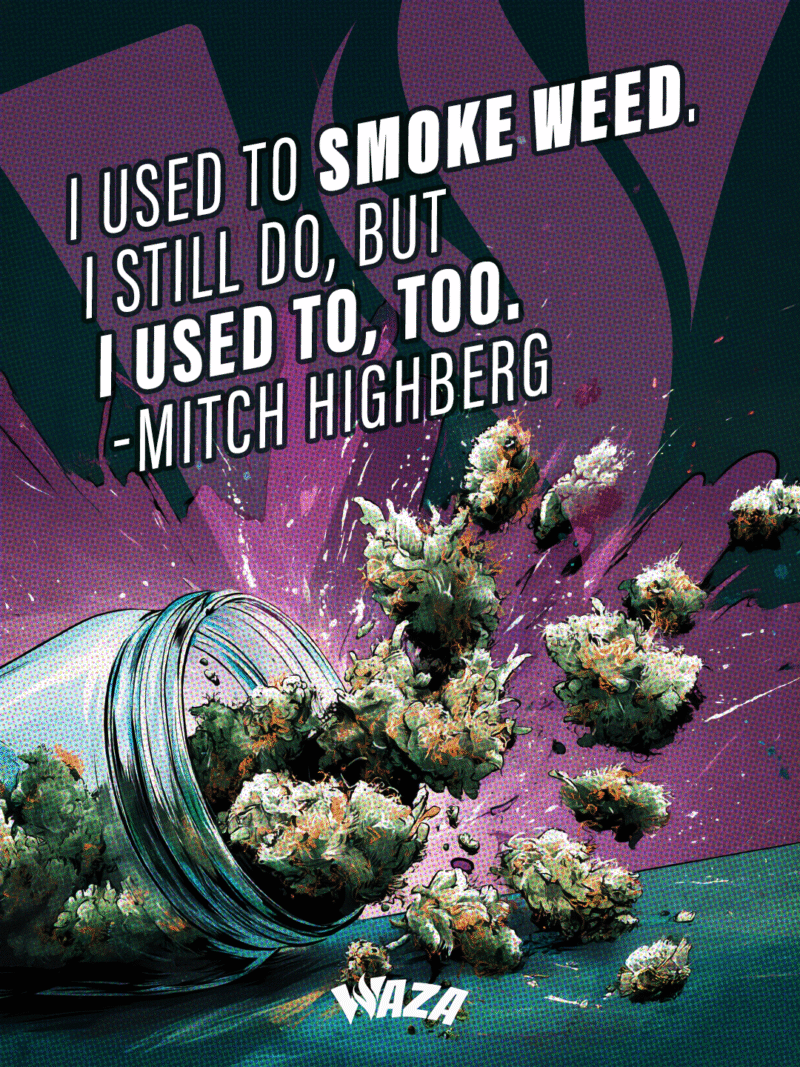 Funny 420 Stoner Memes | Waza Cannabis: I used to smoke weed. I still do, but I used to, too. -Mitch Highberg
