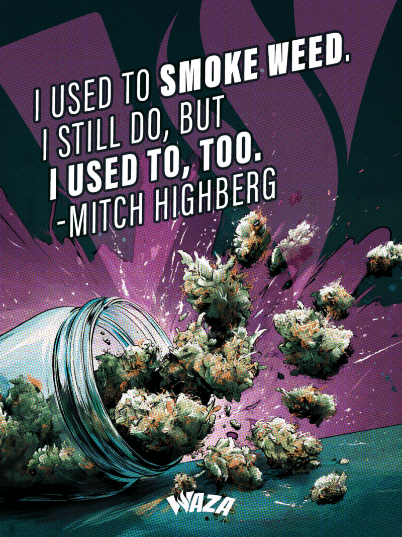 Funny 420 Stoner Memes | Waza Cannabis: I used to smoke weed. I still do, but I used to, too. -Mitch Highberg