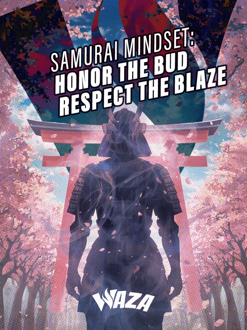Funny 420 Stoner Memes | Waza Cannabis: Samurai mindset: Honor the bud respect the blaze